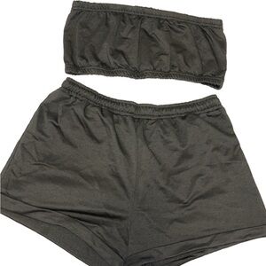Black Shorts Set